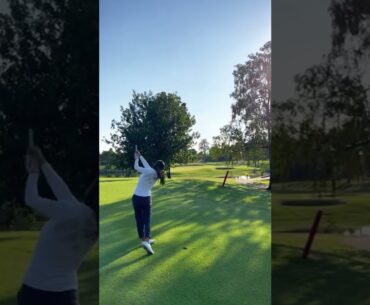 Hot Women Golf | Women Golf Swing | Golf Swing Lady | Golf Lessons #golf #shorts #golftip