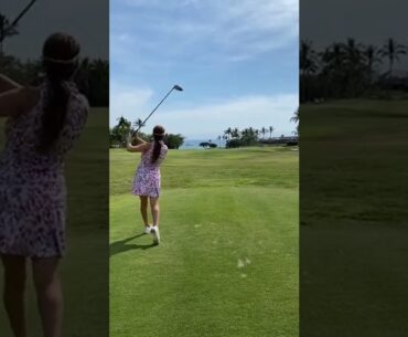 Hot Women Golf | Women Golf Swing | Golf Swing Lady | Golf Lessons #golf #shorts #golftip