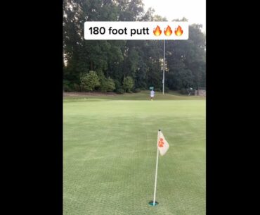 180 foot putt  @matxtricks #golf  #shorts #golftiktok