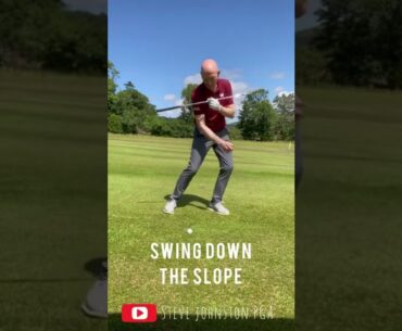 Downhill Lie in Golf