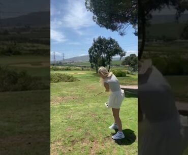 Hot Women Golf | Women Golf Swing | Golf Swing Lady | Golf Lessons #golf #shorts #golftip