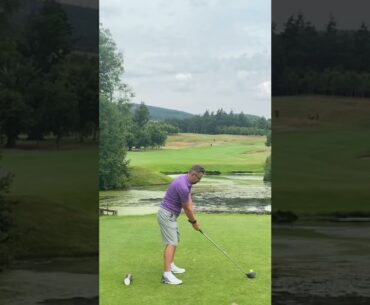 Driver swing - 3rd hole powerscourt west golf course