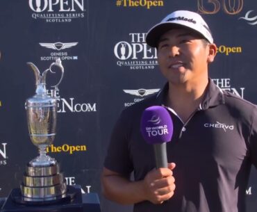 Kurt Kitayama Sunday Flash Interview  2022 Genesis Scottish Open