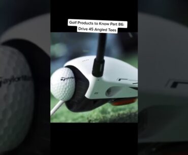 45 degree tees proven to increase range