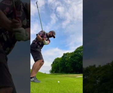 50 yard lob wedge on a par 4 #golfasmr #asmr #golf