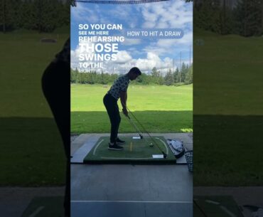 How to Easily Hit a Draw as a Right Handed Golfer | Golf Tips