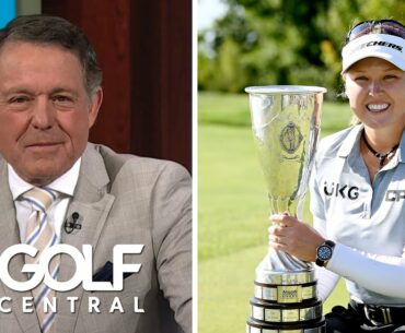 Brooke Henderson explains ‘unreal’ feeling of Evian Championship win | Golf Central | Golf Channel