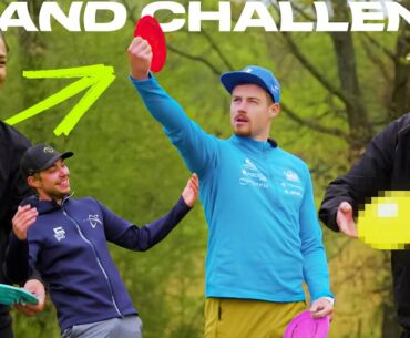 Pro European Disc Golfers STRUGGLE throwing our MYSTERY DISCS!! | Island Challenge
