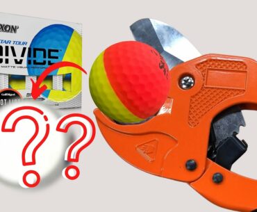 WHAT'S INSIDE A DUEL COVER SRIXON Q STAR GOLF BALL? #shorts