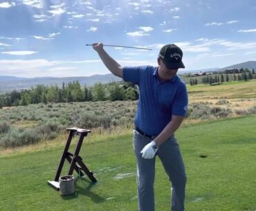 PGA Senior Professional teaching pro golf lesson. Longer clubs, better throw - speed & accuracy.