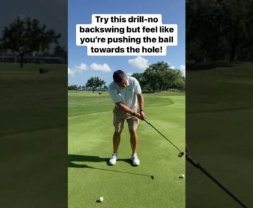 Simple Drill to Improve Your Putting!  #shorts #shortsfeed #golf #golftips #golflife