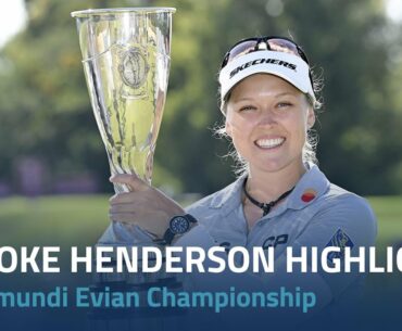 Brooke Henderson Final Round Highlights | 2022 The Amundi Evian Championship