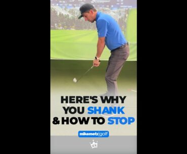 LEARN WHY YOU SHANK AND HOW TO STOP! #shorts