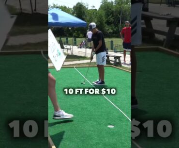 Putt For Dough | Make The Putt, Win $$ #golf #shorts