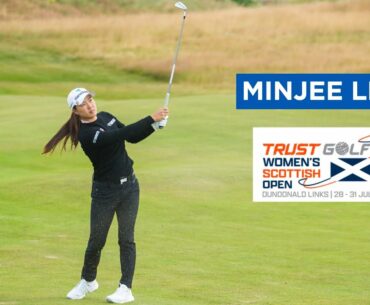 Minjee Lee almost HOLES OUT for eagle with her approach to the tenth!