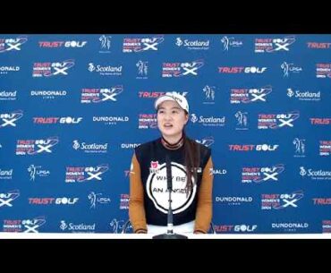 Minjee Lee Wednesday presser 2022 Trust Golf Women's Scottish Open LPGA Tour LET Golf