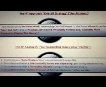 The R3 Approach- 'Overall Strategy' and 'Supporting Tactics'