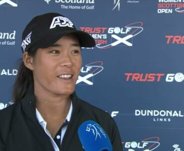 Celine Boutier co-leads heading into the final day