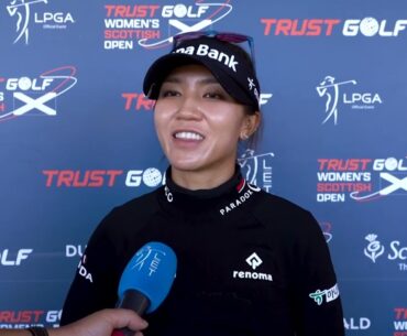 Lydia Ko Friday Flash Interview 2022 Trust Golf Womens Scottish Open LPGA Tour LET Golf