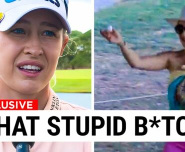 CLUELESS Fan Picks Up Nelly Korda's Golf Ball...