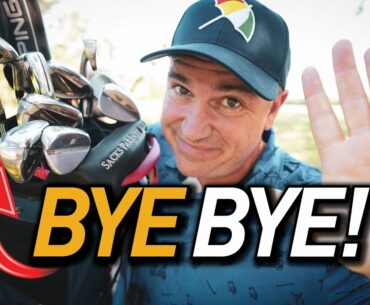 I'm Saying GOODBYE to my GOLF CLUBS!!