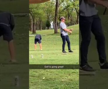 Weekend golf with the boys(Via @jrbucknam)