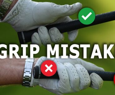 3 BIGGEST GOLF GRIP MISTAKES and how to fix them