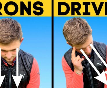 THIS EYE TRICK IS THE SECRET TO GREAT BALL STRIKING WITH IRONS AND DRIVER!!