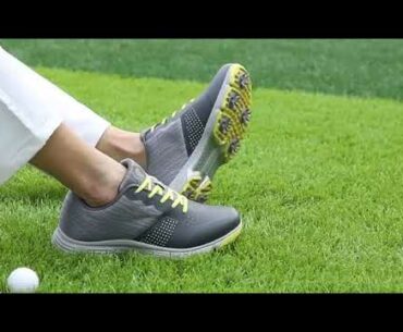Men Waterproof Golf Shoes Spikes Golfing Anti Slip Sneaker for Men