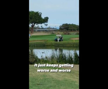 Did he save par? #golf  #shorts #golftiktok