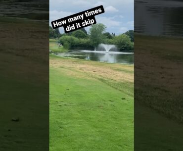 Skipping golf balls