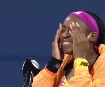 Coco Gauff funny interview after overpowering Naomi Osaka at San Jose Open 2022 | Paula Badosa