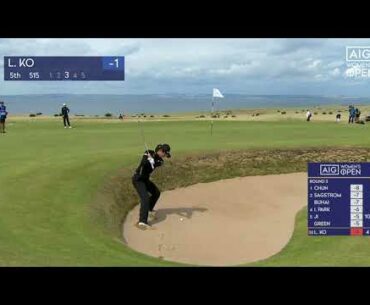 LYDIA KO BUNKER SHOW | AIG Women's Open