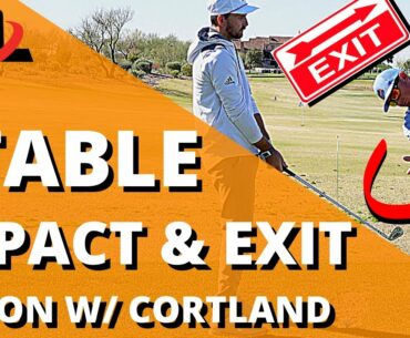 Golf Lesson w/ Cortland: STABLE Impact And Exit With A Stronger Grip