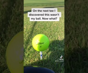 Hitting the wrong ball in golf now what? | golf rules | Must know golf rules for tournament players