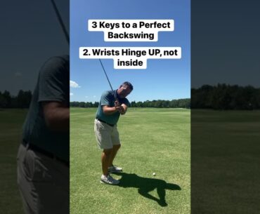 Perfect Backswing Keys! #shorts #shortsfeed #golf #golftips #golfswing #golfer #golflife