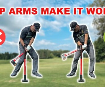 IS DEEP ARMS A KNEE JERK REACTION TO A FAKE GOLF SWING PROBLEM?!