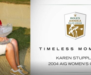 Rolex Timeless Moments | Karen Stupples, 2004 AIG Women's Open