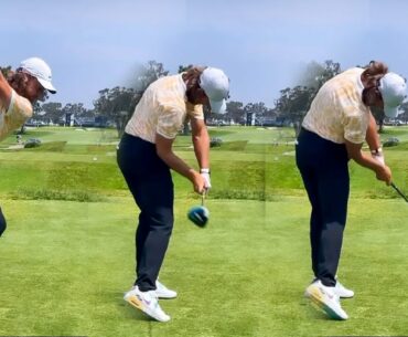 Tommy Fleetwood Golf Swing - DRIVER SEQUENCE | Full Speed + SLOW MOTION