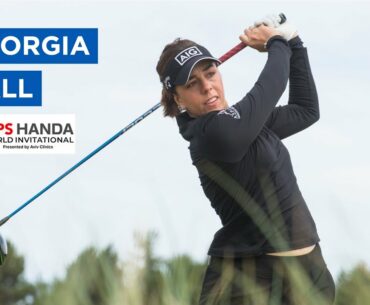 Georgia Hall is hoping for a second LET win of the season in Northern Ireland