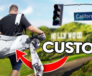 Traveling to LA to Create a CUSTOM GOLF BAG