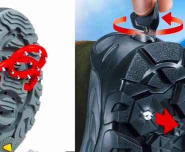 Get Ready For The Winter With This 5 Slip Resistant Spike Boots For Ice & Snow