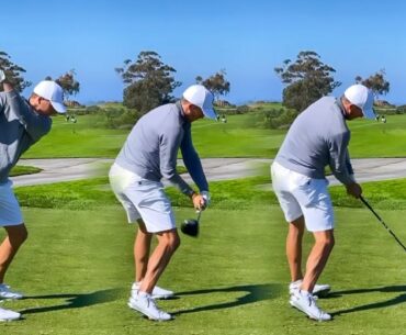 Jordan Spieth Golf Swing - DRIVER SWING SEQUENCE | Full Speed + SLOW MOTION