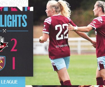 Lewes Women 2-1 West Ham United Women XI | Pre-Season Friendly Highlights