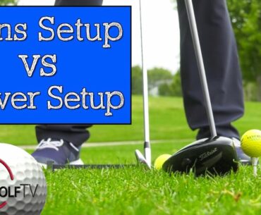 Proper Golf Stance for Driver vs Irons