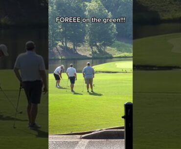 There was turds EVERYWHERE on the green #golf  #shorts #golftiktok