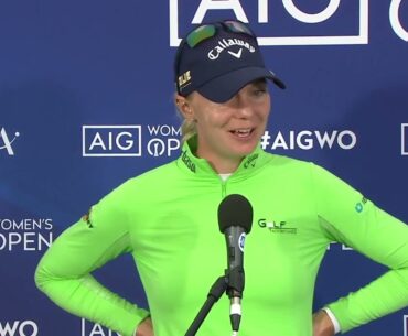 Madelene Sagstrom and Minjee Lee reflect on 2022 Women's British Open | #AIGWO | LPGA | Golf