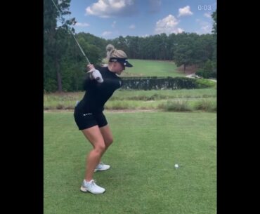 Charley Hull golf swing motivation! Have a good game, Dear Ladies, all over the golf! #shorts #golf