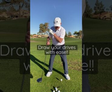 Draw with your drivers with one simple move #shorts #youtubegolf