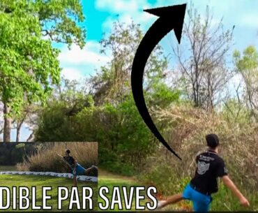 INCREDIBLE Par Saves After SHANKED Drives - Disc Golf Compilation